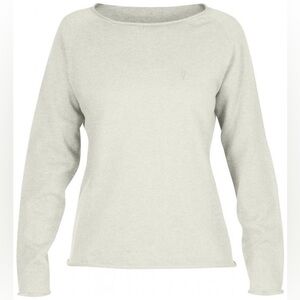 Fjällräven Ovik Sweater cream beige neutral large gorpcore hiking wool cotton